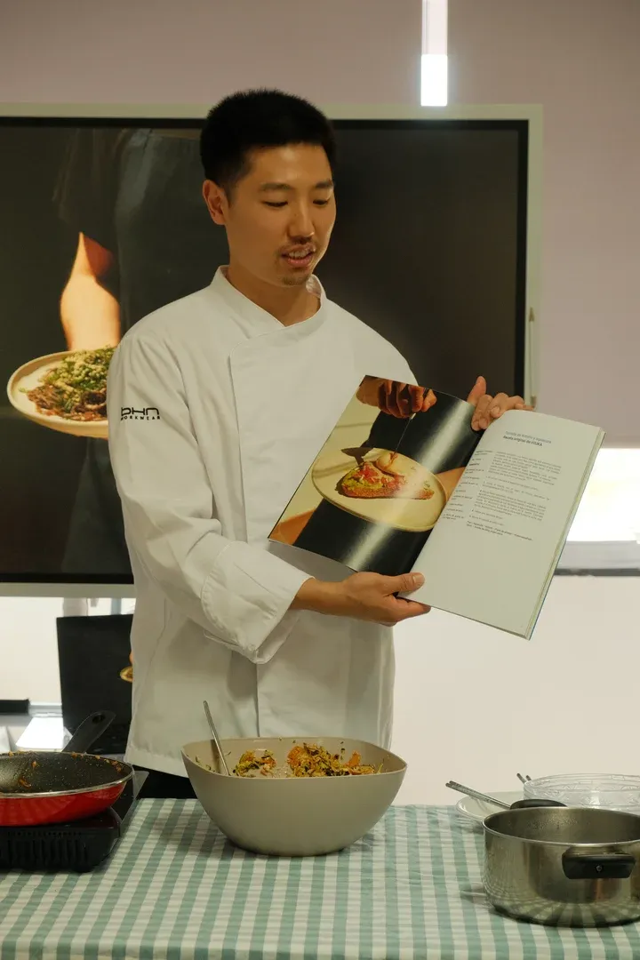 Taller de cocina coreana en Espacio Sarang